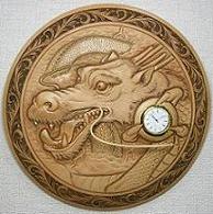 龍と宝玉の時計